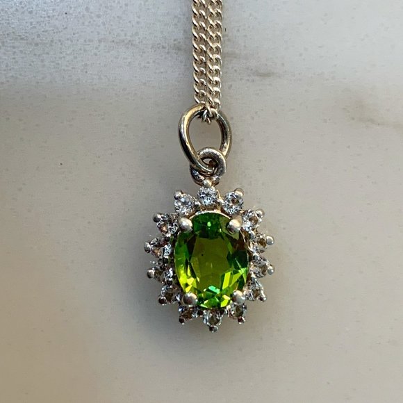 Regal Sterling Silver Pendant Including Petite Chain. - Picture 1 of 14